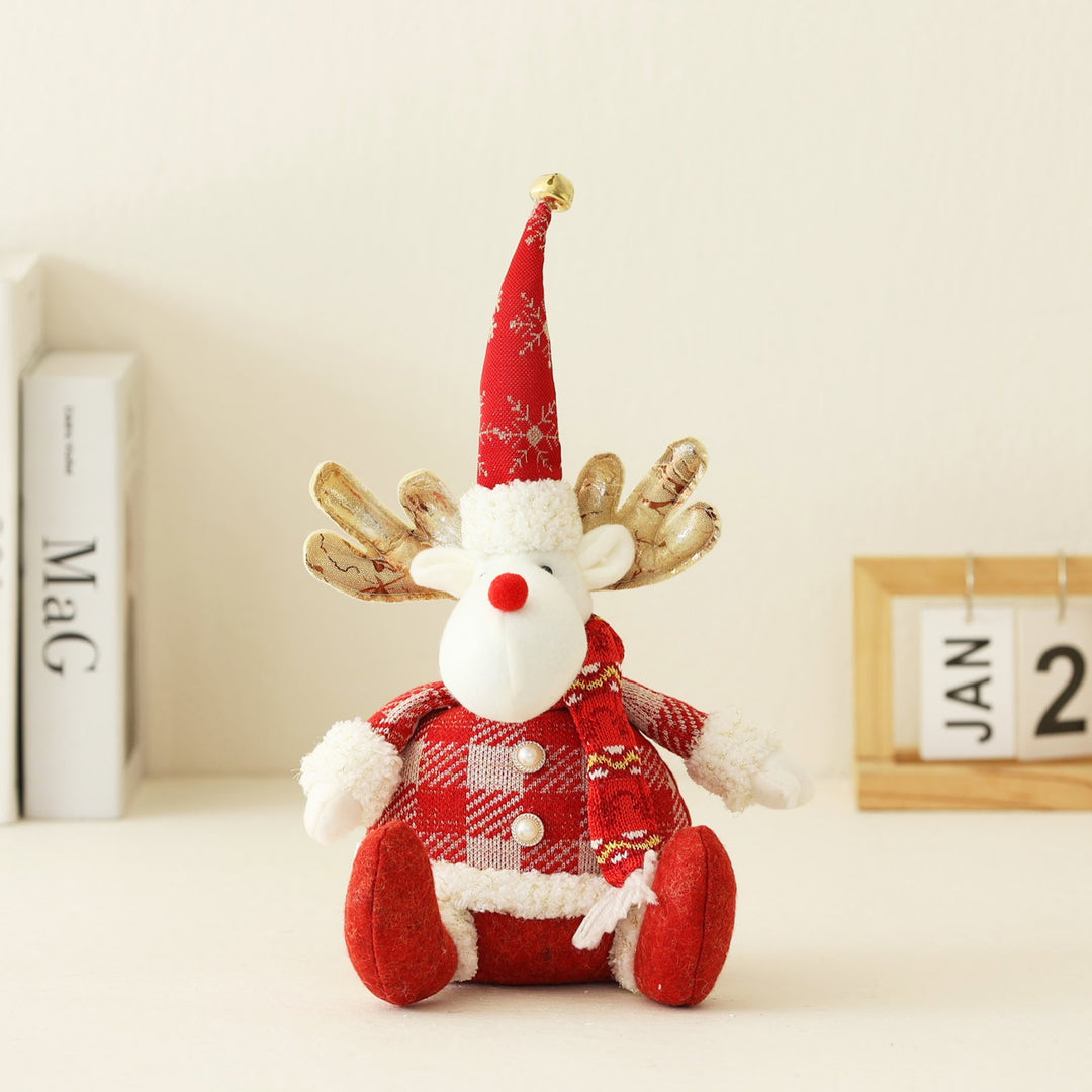 Dekorative Wichtelfigur aus Stoff für Weihnachten
