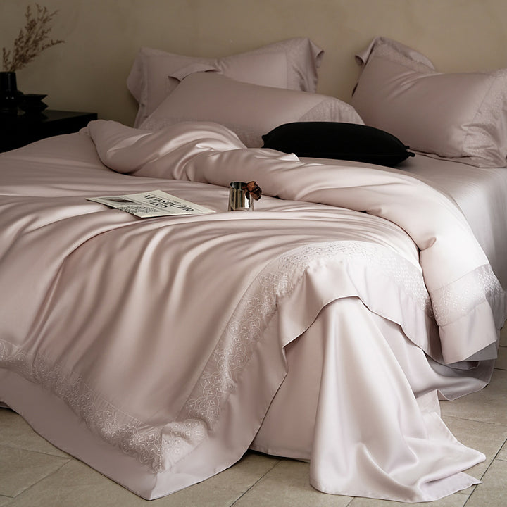 Tencel-Bettwäsche-Set, 4-teilig, kühlend