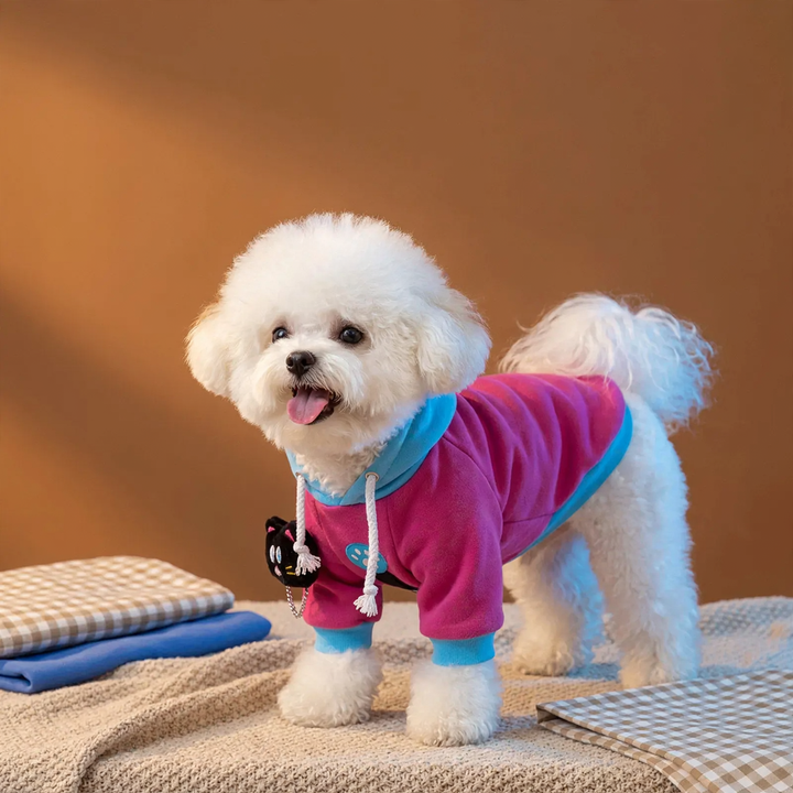 Kapuzen-Sweatshirt mit Cartoon-Design für Hunde und Katzen