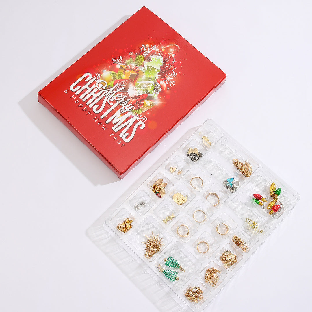 Weihnachts-Adventskalender mit Schmuck-Überraschungen