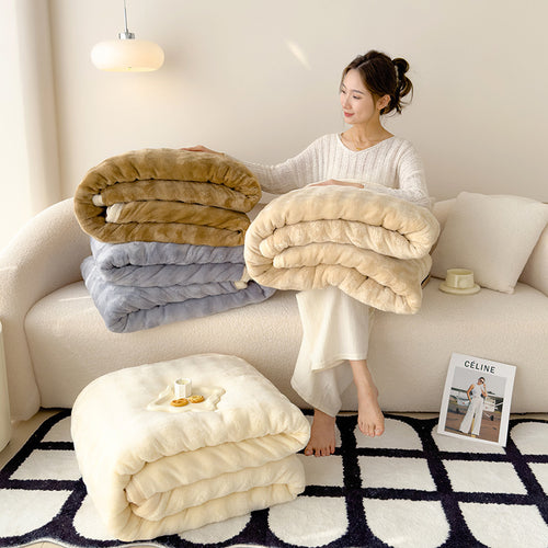 Milchfaser-Fleece Wohndecke, extra weich, verschiedene Größen