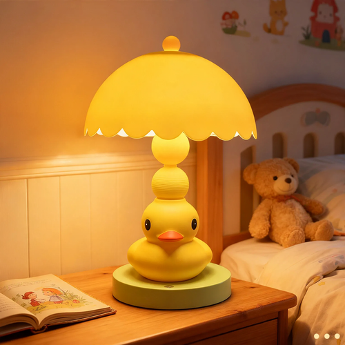 Ente-Tischlampe, modernes Design, Nachttischleuchte