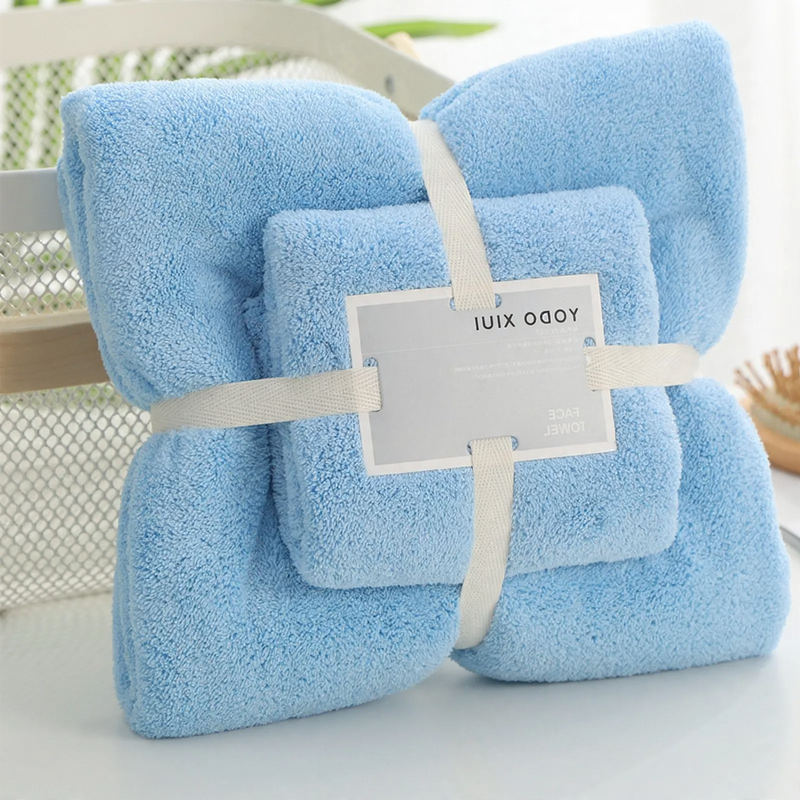 Handtuch-Set aus Mikrofaser, 2-teilig