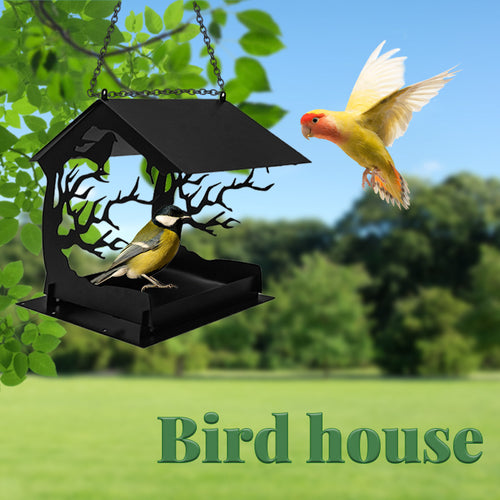 Baumhaus-Futterstation für Vögel