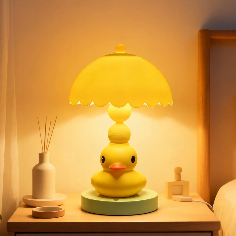 Ente-Tischlampe, modernes Design, Nachttischleuchte