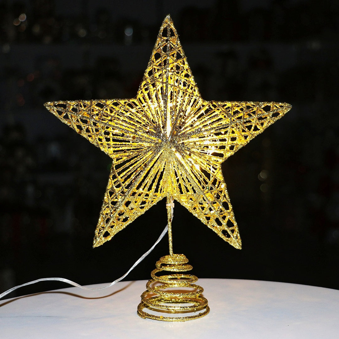 Weihnachtsbaum-Sternaufsatz aus Eisen