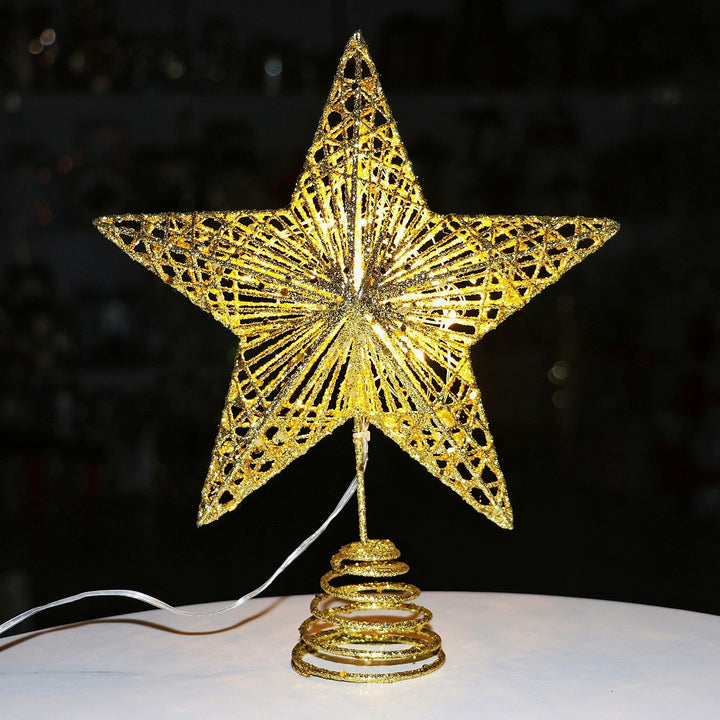Weihnachtsbaum-Sternaufsatz aus Eisen