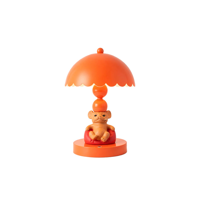 Französische Bulldogge Tischlampe, Cartoon-Design