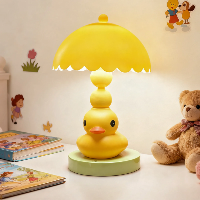 Ente-Tischlampe, modernes Design, Nachttischleuchte