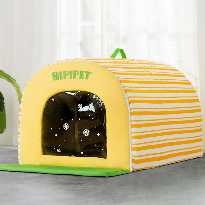 Gewölbtes Haustierbett mit Kühlbox, Sommer