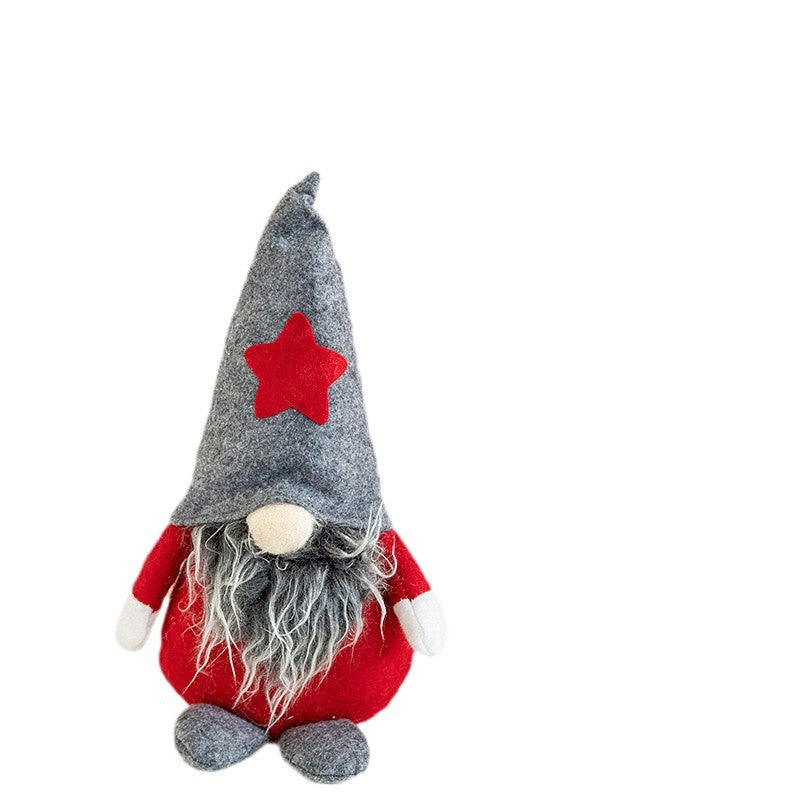 Dekorative Zwergen-Puppe für die Weihnachtszeit
