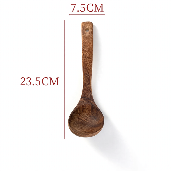 Kochbesteck aus Holz, verschiedene Formen