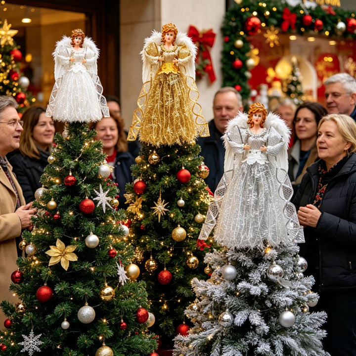 Weihnachtsbaum-Engel mit Flügeln