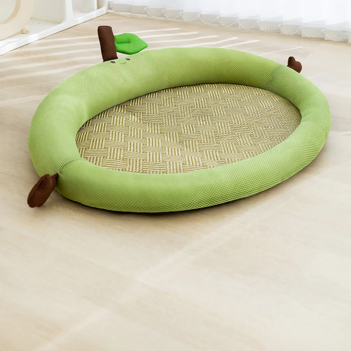 L-förmiges Haustier-Bett mit Nackenstütze, wasserfest
