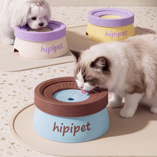 Zweifarbige Trinkschale für Katzen und Hunde