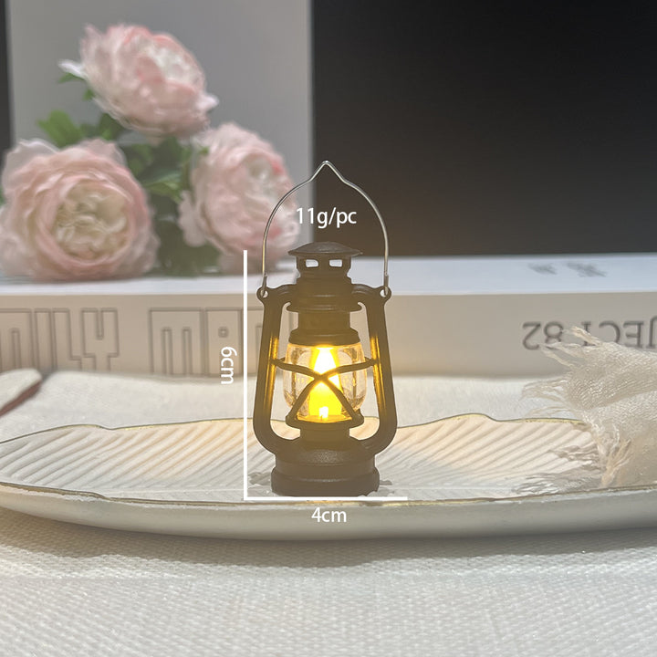 Dekorative LED-Laterne im Vintage-Stil