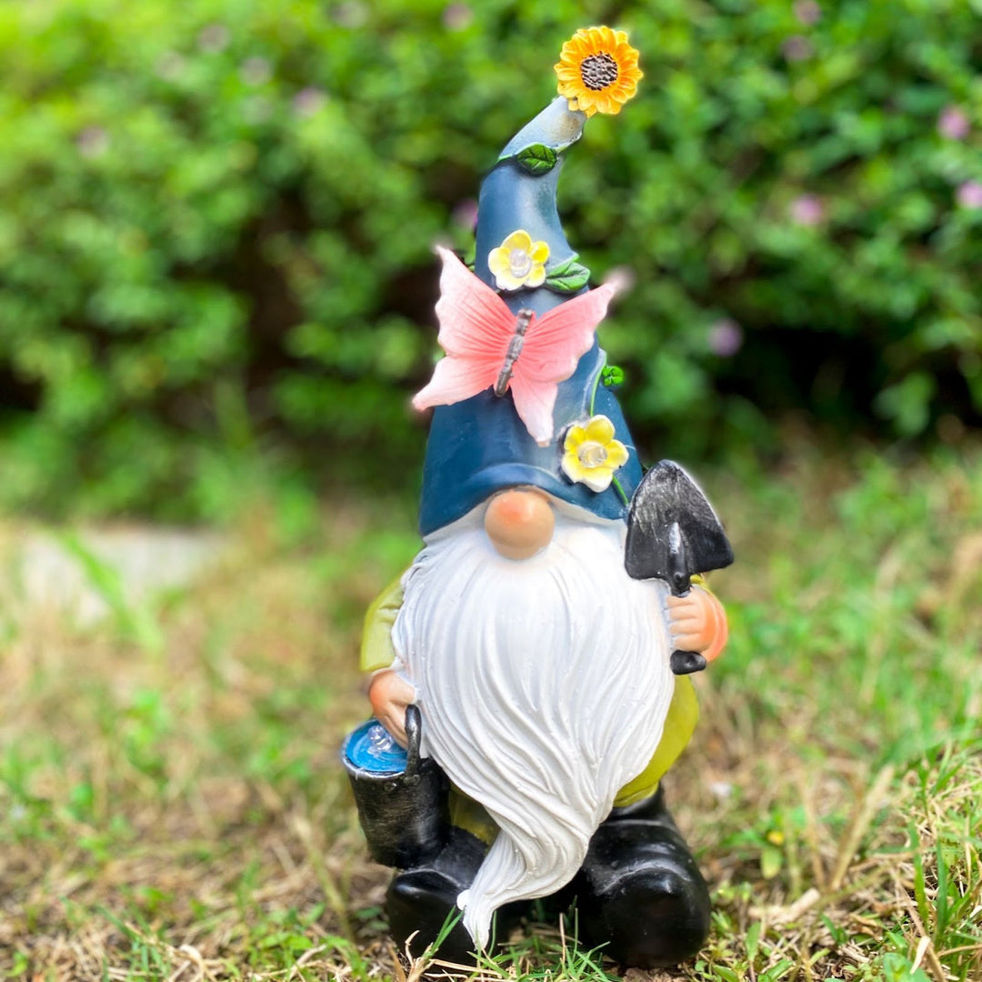 Dekorative Zwergen-Figur im Landhausstil