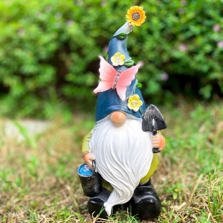 Dekorative Zwergen-Figur im Landhausstil