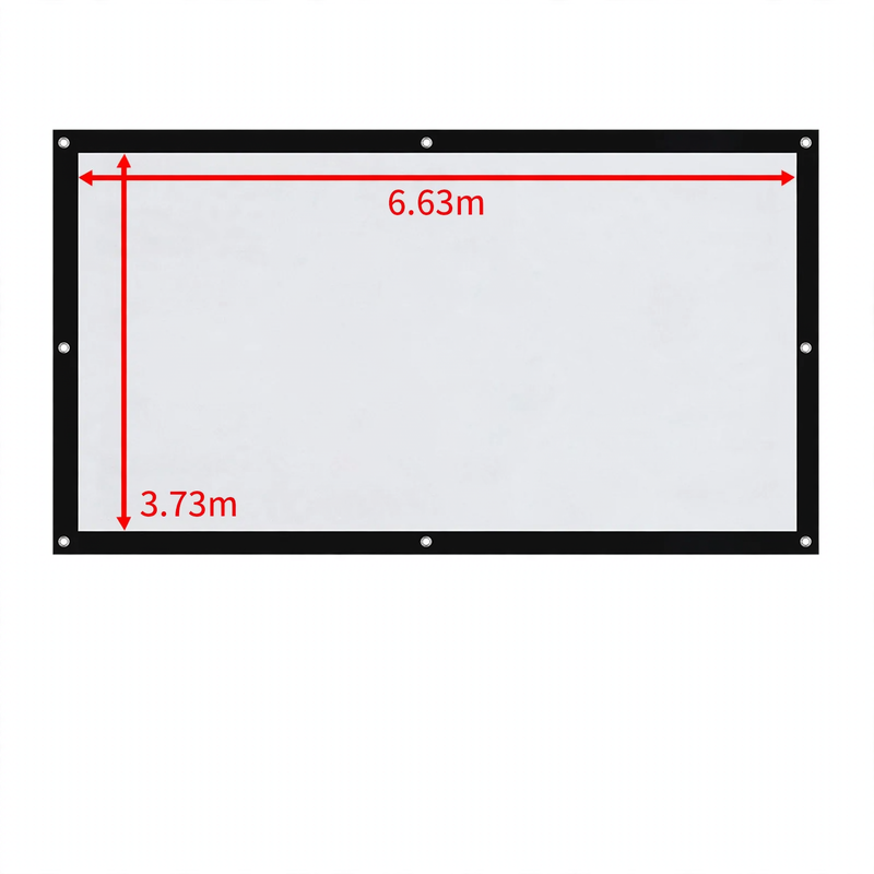Projektionsleinwand, Leinwand aus Segeltuch