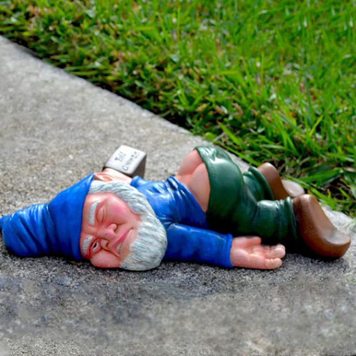 Dekorative Wichtelfigur aus Kunstharz