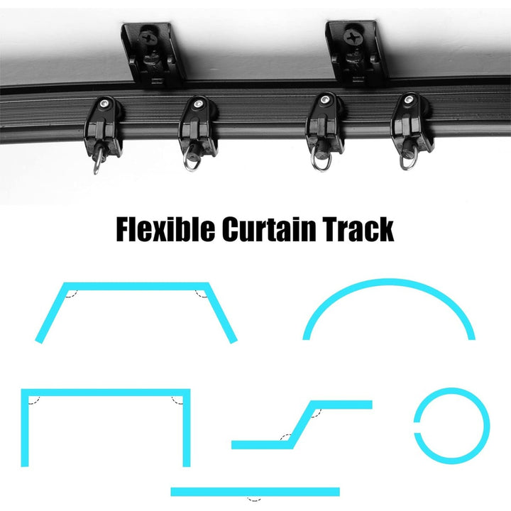 Flexible Gardinenschiene, 10 m