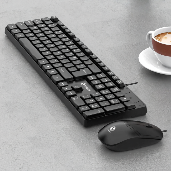 Kabelgebundene Leise-Tastatur für Büro und Spiele