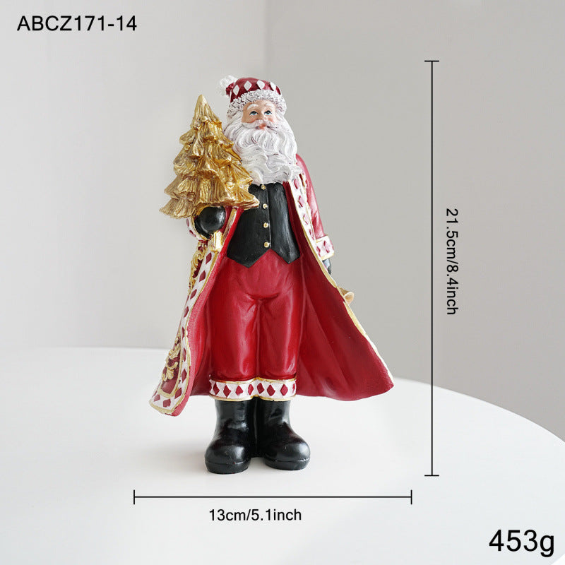 Dekorative Weihnachtsfigur aus Kunstharz