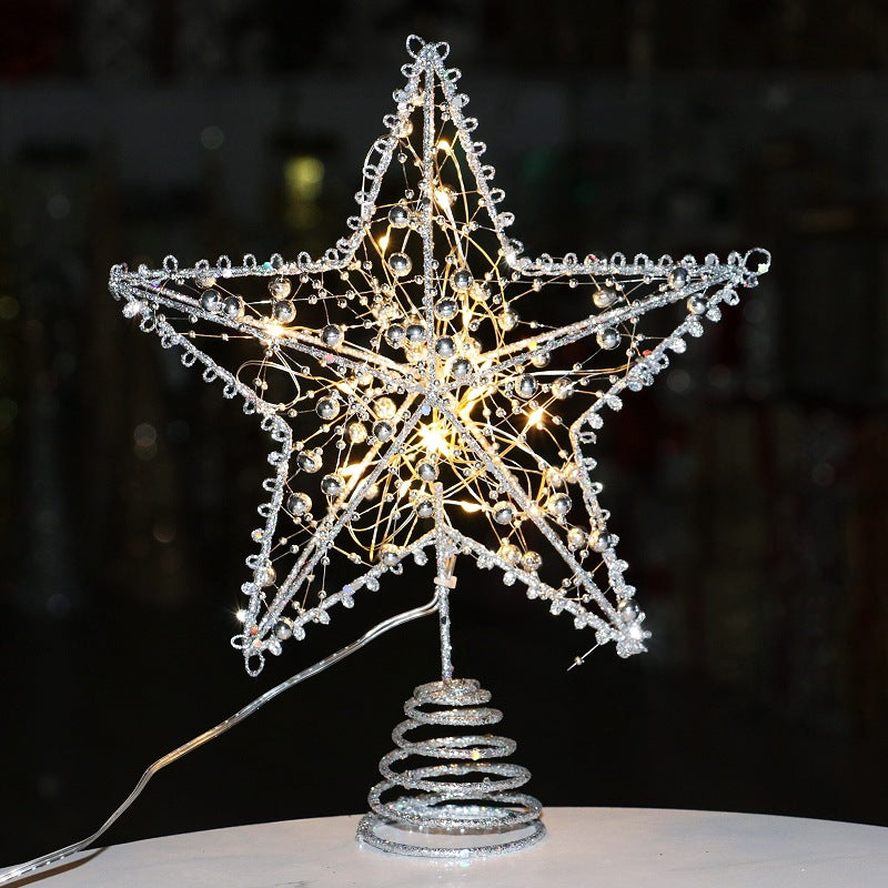 Weihnachtsbaum-Sternaufsatz aus Eisen