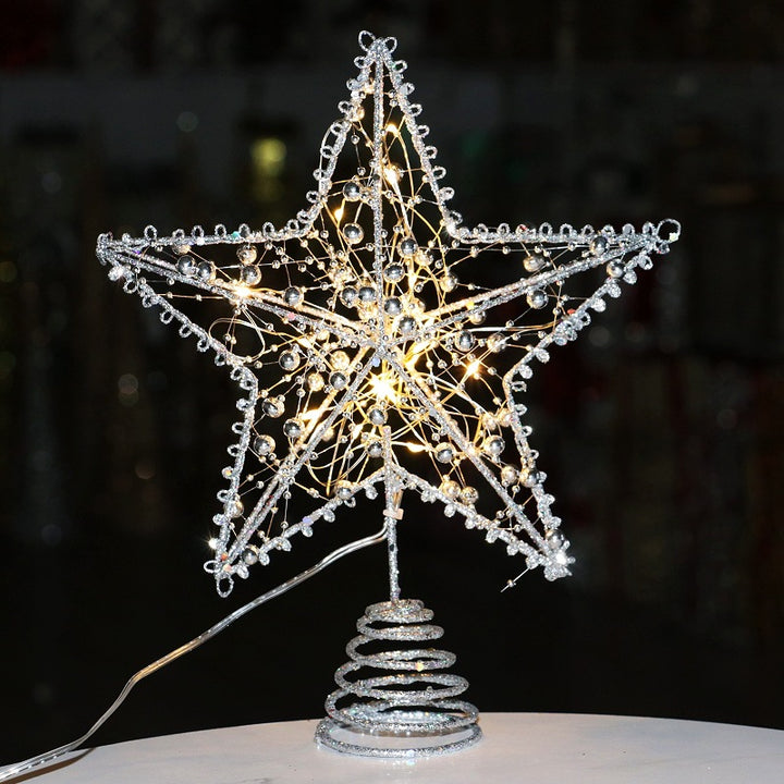 Weihnachtsbaum-Sternaufsatz aus Eisen