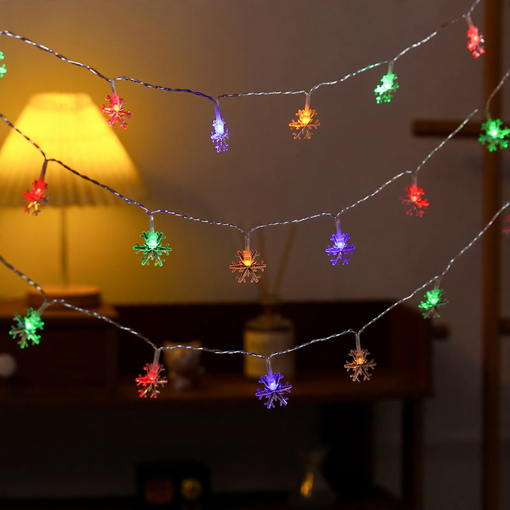 LED-Lichterkette mit Sternen- und Mondmotiven
