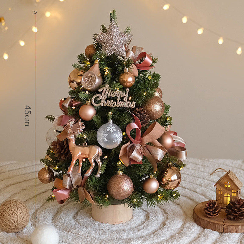 Mini-Weihnachtsbaum-Set für die Tischdekoration