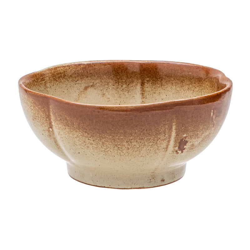Keramikschüssel, rund, 12–13 cm, Vintage-Stil