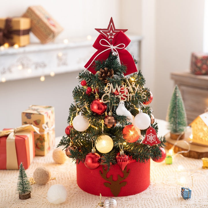 Mini-Weihnachtsbaum-Set mit Beleuchtung