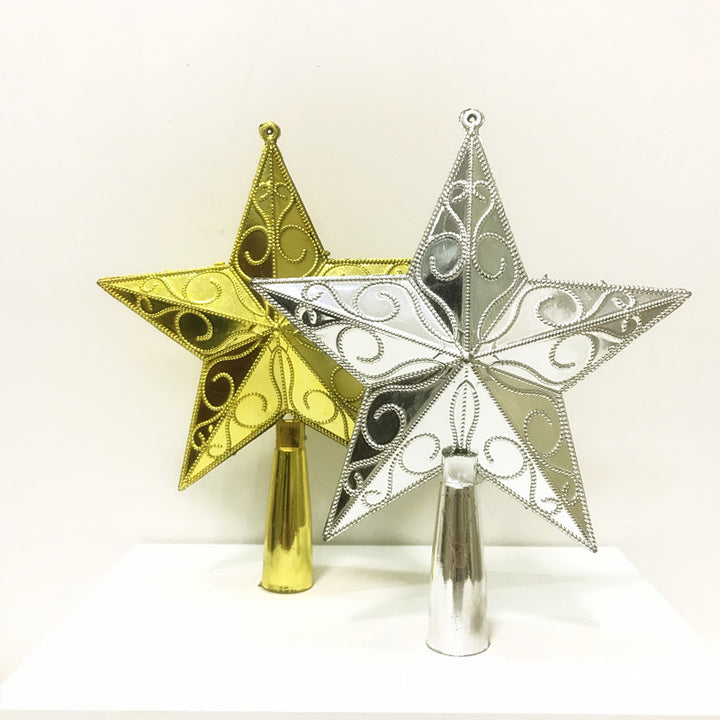 Weihnachtsbaum-Spitze Stern aus Draht