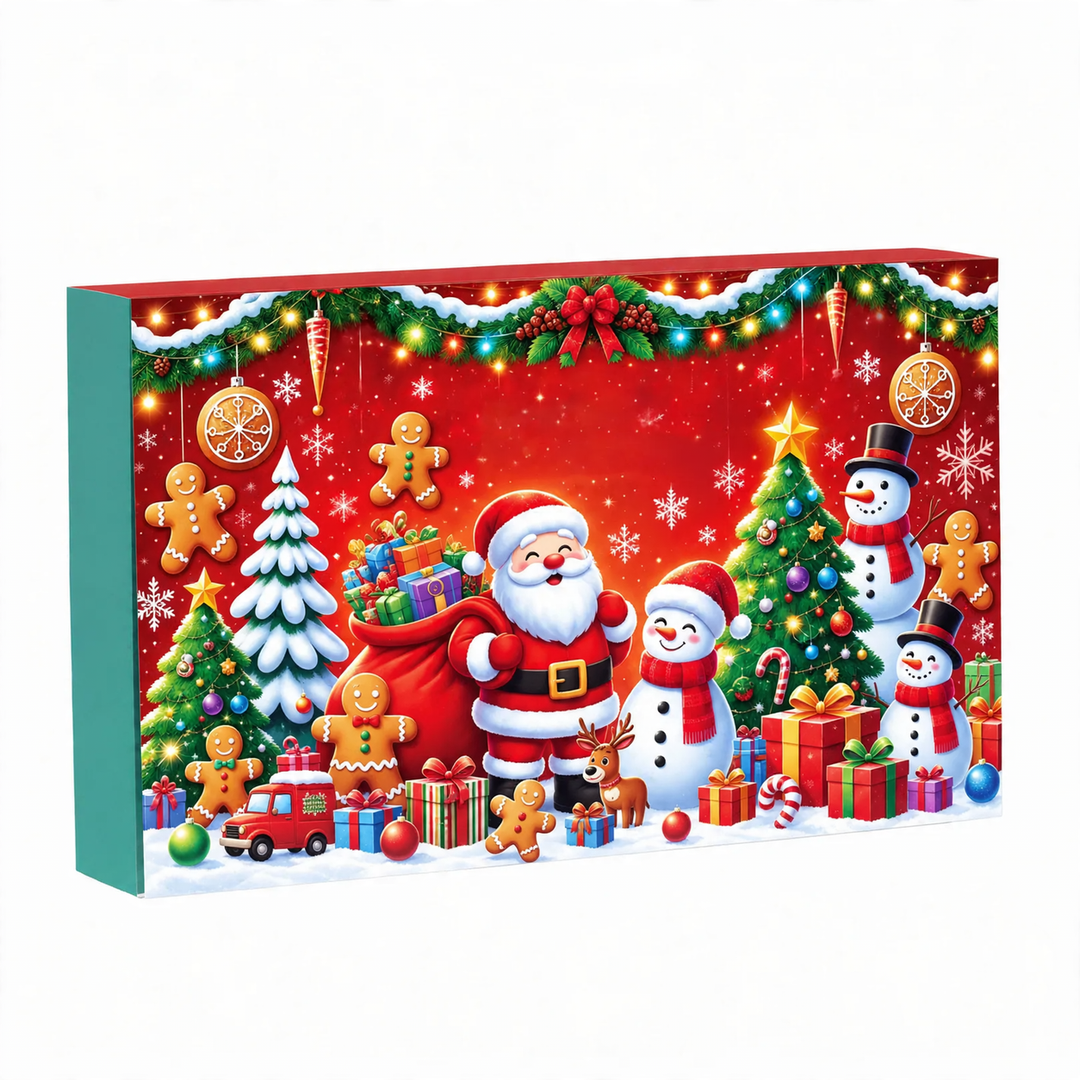24-teiliges Adventskalender-Set mit Geduldsspielen