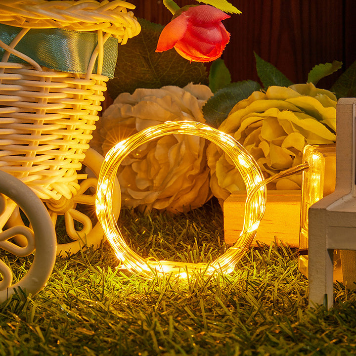 Flexible LED-Kupferdraht-Lichterkette für kreative Dekorationen