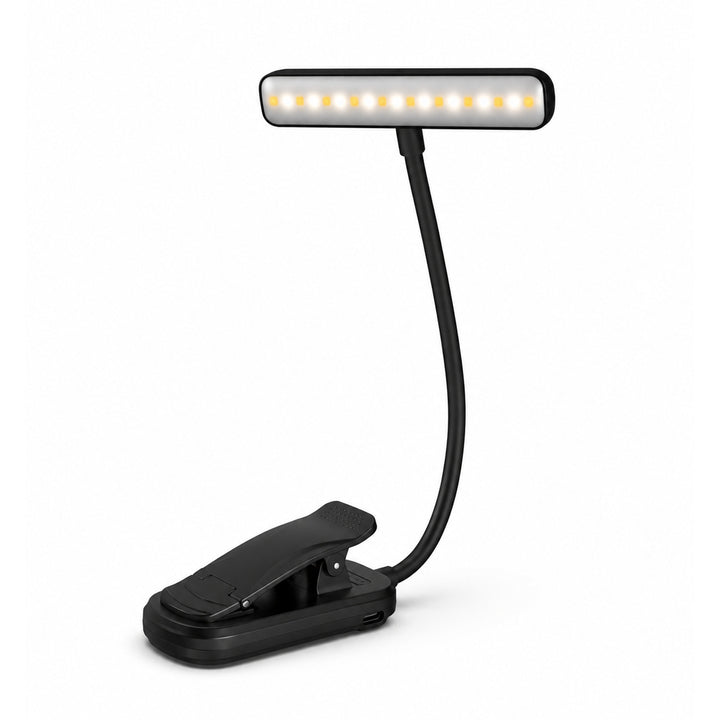 LED-Klemmleuchte, 19 LEDs, USB-C