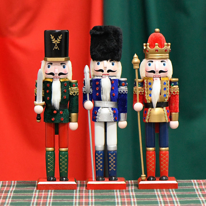Nussknacker-Soldat, 30 cm, dekorative Holzfigur