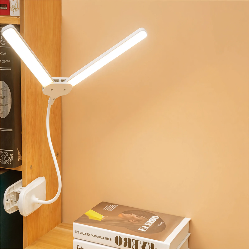 LED-Klemmlampe für Schreibtisch und Wohnheim