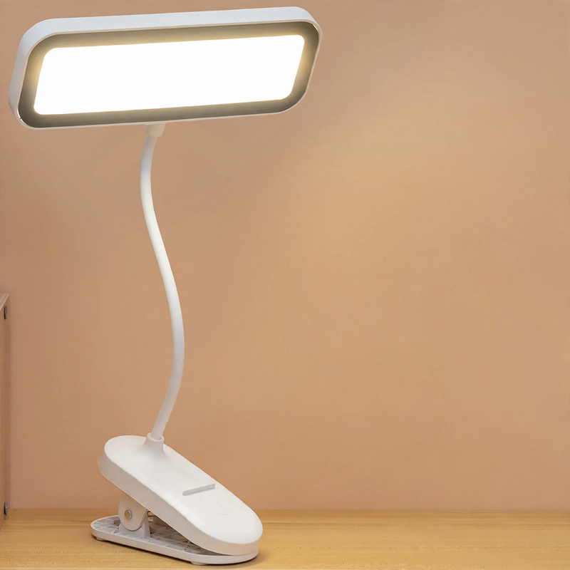 Tragbare LED-Klemmlampe für Studium und Lesen