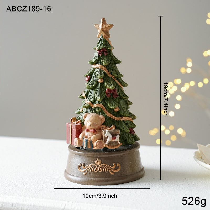 Weihnachts-Spieluhr aus Kunstharz
