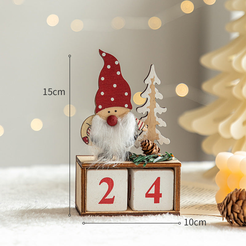 Weihnachts-Adventskalender aus Stoff