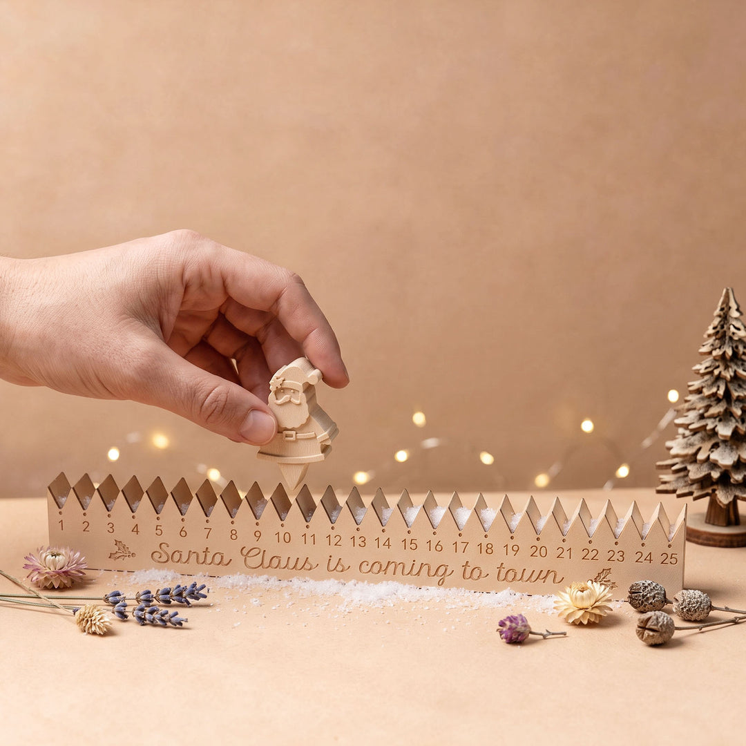 Silikon-Gießform für Weihnachts-Countdown-Kalender