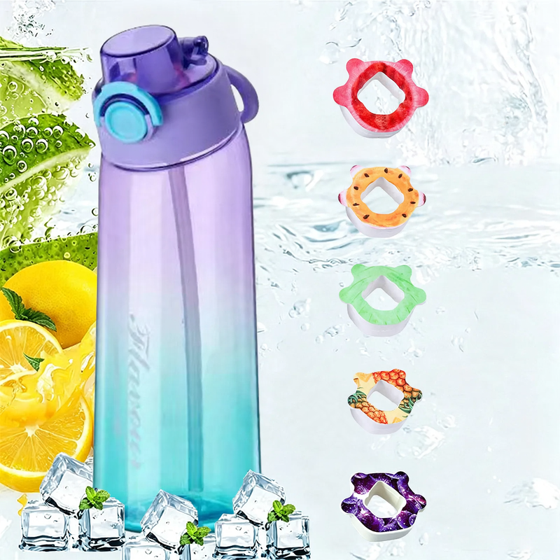 Tritan-Trinkflasche mit Aromaring und Tragegriff