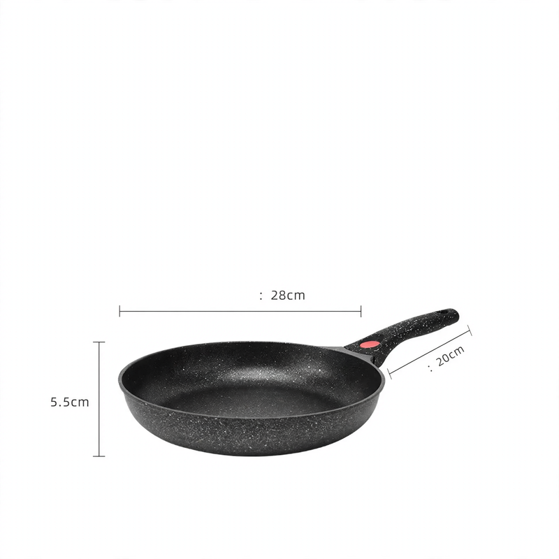 Aluminium-Bratpfanne mit abnehmbarem Griff