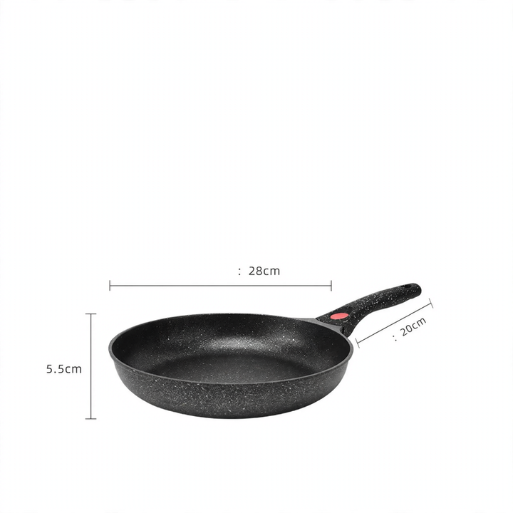 Aluminium-Bratpfanne mit abnehmbarem Griff