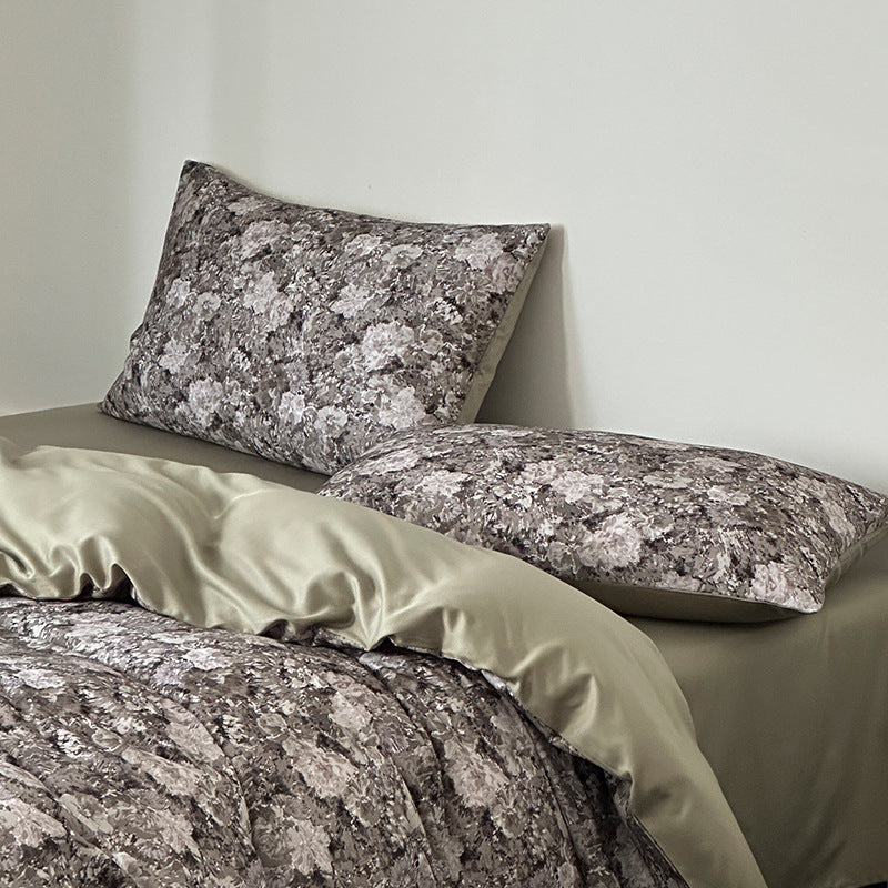 Bettwäscheset aus angerauter Baumwolle, bedruckt, Luxus-Stil