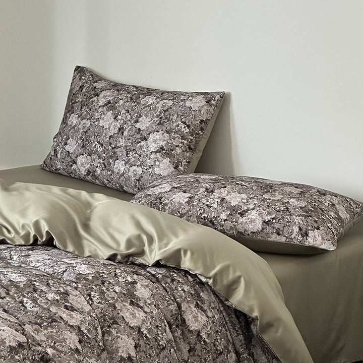 Bettwäscheset aus angerauter Baumwolle, bedruckt, Luxus-Stil
