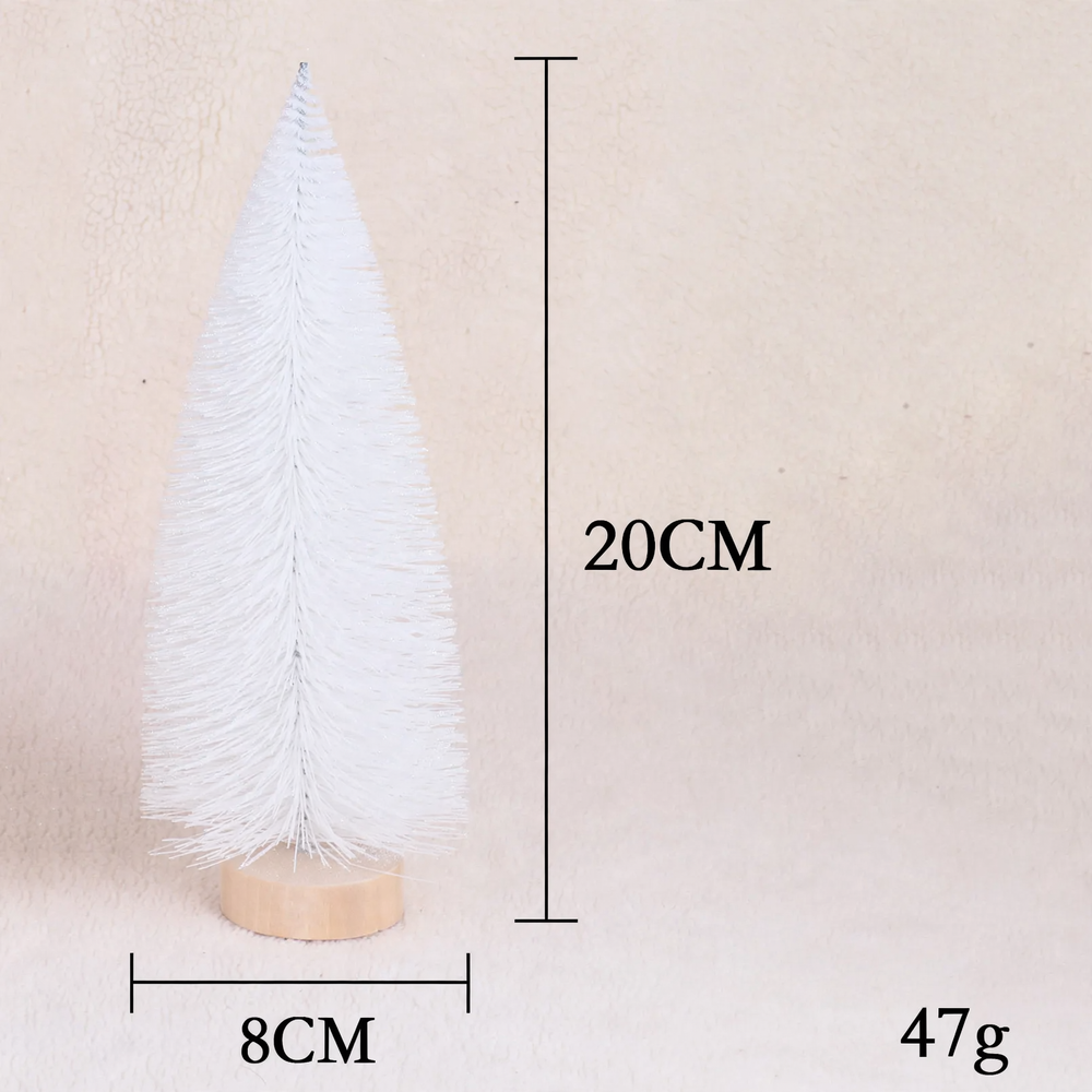 Mini-Weihnachtsbaum aus Kiefernnadeln, verschiedene Farben