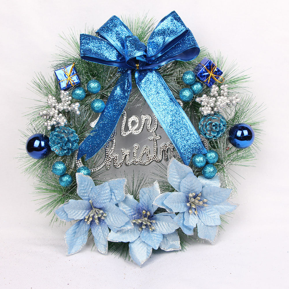 Weihnachtskranz aus Kiefernnadeln, 30 cm, handgefertigt
